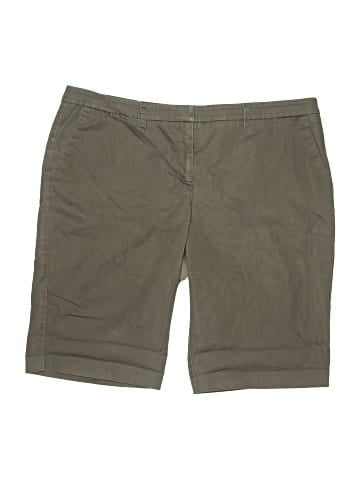 New York & Company Khaki Shorts (view 1)