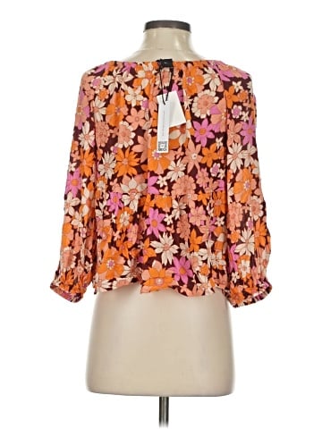 Sanctuary 3/4 Sleeve Blouse (view 2)