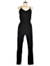 Bear Dance 100% Polyester Solid Black Jumpsuit Size L - photo 1