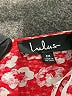 Lulus 100% Rayon Floral Red Cocktail Dress Size M - photo 7