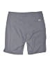 Adidas 100% Polyester Solid Gray Shorts Size 8 - photo 2