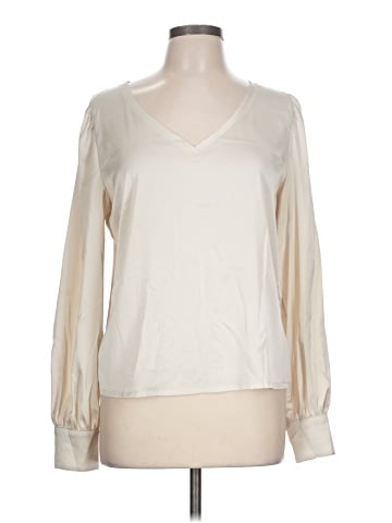 White House Black Market Long Sleeve Blouse (view 1)
