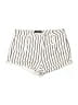 Almost Famous Stripes Ivory Shorts Size 18 - photo 1