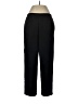 Susan Graver Solid Black Casual Pants Size L (petite) - photo 1