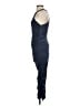 Chrysanthemum Solid Blue Cocktail Dress Size S - photo 5