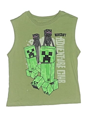 Minecraft Sleeveless T-Shirt (view 1)