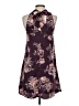 Lulus 100% Polyester Floral Burgundy Casual Dress Size S - photo 2