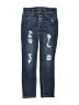 Justice Hearts Blue Jeans Size 12 - photo 1