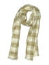 Lands' End Checkered-gingham Ivory Scarf One size - photo 1