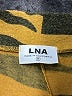LNA Animal Print Yellow Track Pants Size M - photo 7
