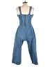 Derek Heart Solid Blue Jumpsuit Size L - photo 2