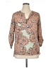 The Limited 100% Polyester Paisley Tan 3/4 Sleeve Blouse Size XL - photo 1