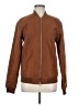 Pull&Bear Solid Brown Jacket Size M - photo 1