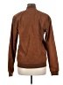 Pull&Bear Solid Brown Jacket Size M - photo 2