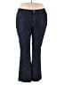 Woman Within Chevron-herringbone Blue Jeans Size 22W - photo 1