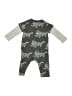 Tea 100% Cotton Gray Long Sleeve Onesie Size 3-6 mo - photo 2