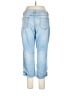 Code Bleu Stripes Blue Jeans Size 14 - photo 2