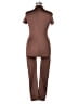Daisy Solid Brown Jumpsuit Size XL - photo 2