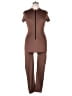 Daisy Solid Brown Jumpsuit Size XL - photo 1