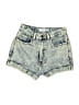 American Apparel Blue Denim Shorts Size 26 waist - photo 1