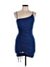 Cotton Candy LA Blue Cocktail Dress Size L - photo 1
