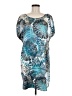 VERTIGO Print Blue Casual Dress Size M - photo 1