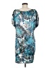 VERTIGO Print Blue Casual Dress Size M - photo 2