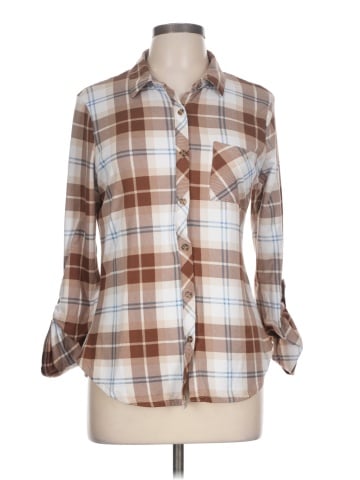 No Comment 3/4 Sleeve Blouse (view 1)