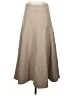OGL Solid Tan Casual Skirt Size S - photo 1