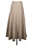OGL Solid Tan Casual Skirt Size S - photo 2
