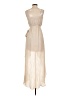 Express 100% Polyester Tan Cocktail Dress Size S - photo 2