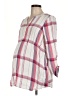 LED Luxe Essentials Denim 100% Rayon Pink 3/4 Sleeve Blouse Size M - photo 1
