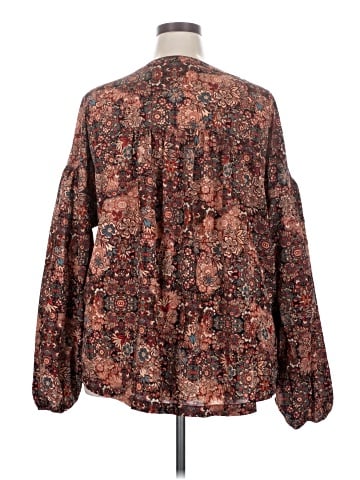 Cotton Bleu Long Sleeve Blouse (view 2)