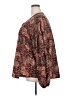 Cotton Bleu 100% Polyester Paisley Brown Long Sleeve Blouse Size 3X - photo 5