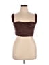 Dissh 100% Linen Brown Sleeveless Blouse Size 14 - photo 1