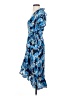 Whistles 100% Polyester Paisley Blue Cocktail Dress Size 2 - photo 5