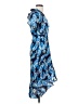 Whistles 100% Polyester Paisley Blue Cocktail Dress Size 2 - photo 4