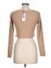 Daisy Street Tan Long Sleeve Top Size L - photo 2