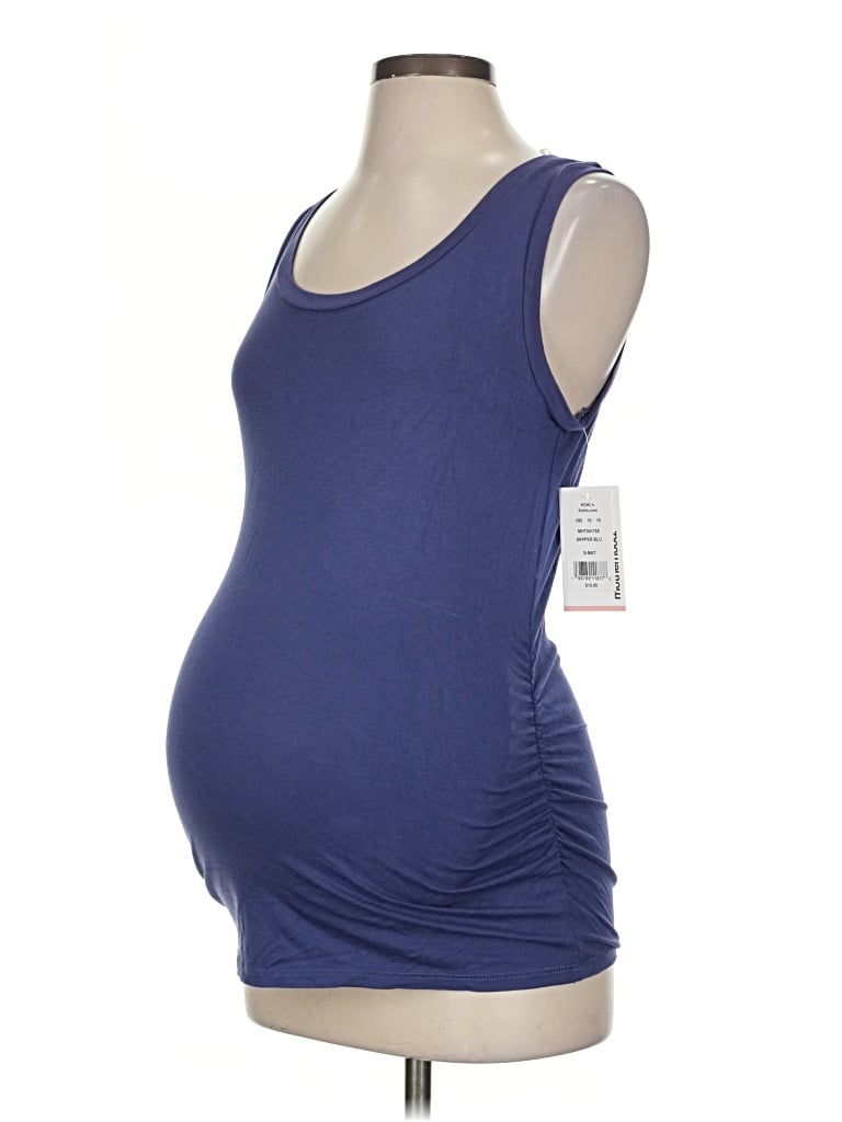 Pre-owned Motherhood Tank Top Blue Scoop Neck Tops