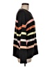 Peace Love World 100% Cotton Stripes Black Pullover Sweater Size M - photo 4