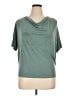 Green Envelope Teal Short Sleeve Top Size XL - photo 1