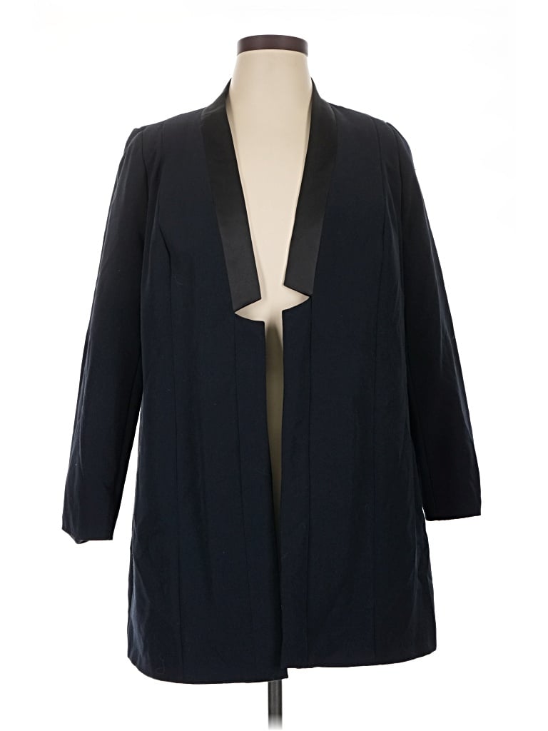 Pre-owned Asos Design Coat In Black