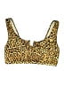 ASOS Animal Print Gold Swimsuit Top Size 18 - photo 1