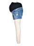 Ingrid + Isabel 100% Cotton Blue Denim Shorts Size 14 - photo 5
