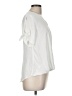 Naked Zebra 100% Polyester Ivory Short Sleeve Blouse Size M - photo 4