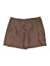 Aventura 100% Polyester Solid Brown Skort Size 6 - photo 1