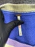 Free People 100% Cotton Color Block Blue Pullover Sweater Size M - photo 7