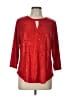 Cure Red 3/4 Sleeve Blouse Size L - photo 1