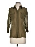 Bebe 100% Silk Green 3/4 Sleeve Silk Top Size S - photo 1