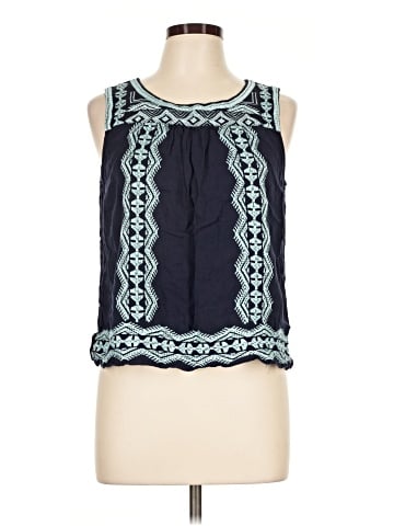 Skies Are Blue Sleeveless Blouse (view 1)